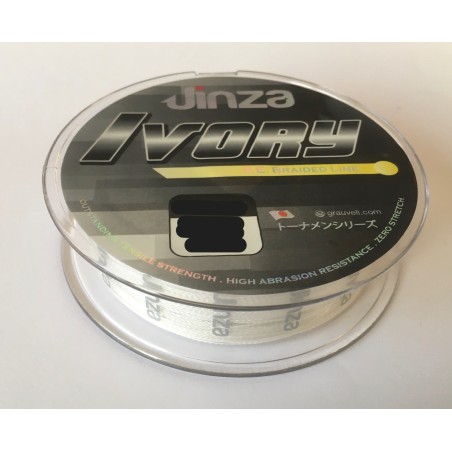 tresse IVORY JINZA GRAUVELL bobine de 100 m