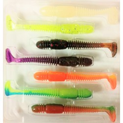 TIOGA 2,4 Leurres Souples par LUCKY JOHN - Pack de 9