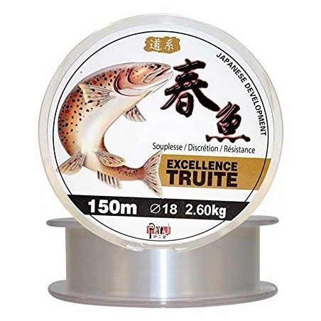 fil nylon EXCELLENCE TRUITE  150 m PAN