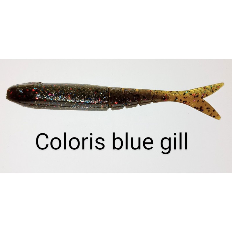 strike king blade minnow 8 leurres souples  4.5" 11 cm