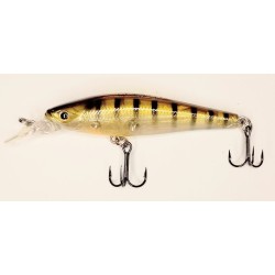 GUNKI Ensemble de leurres durs de 4 pièces pour la pêche au perche