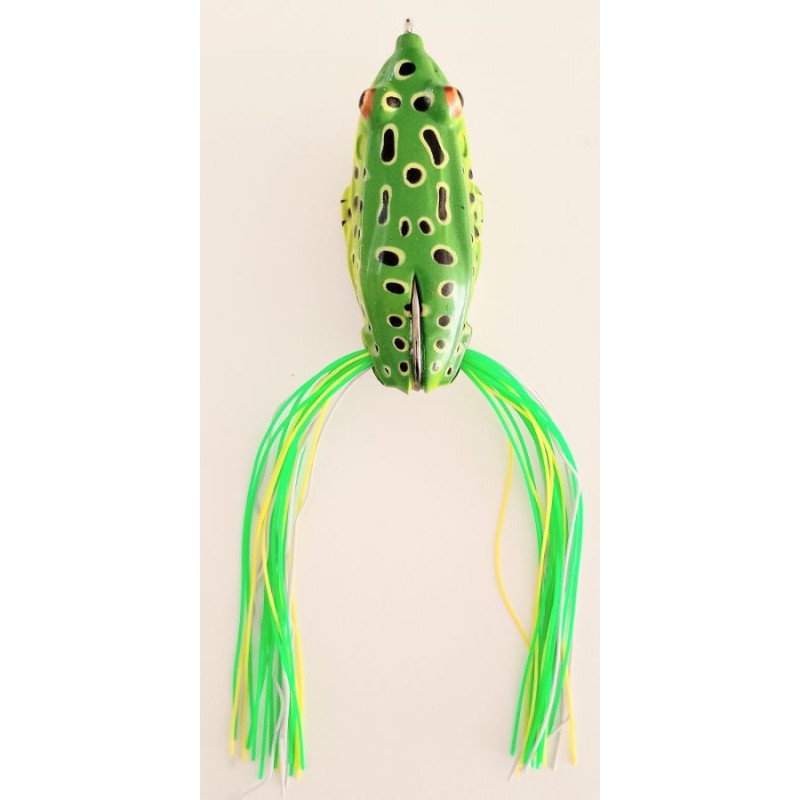 3D skirt frog Savage Gear coloris F green 7.5 cm , 19 gr , hameçon 5/0