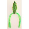 3D skirt frog Savage Gear coloris F green 7.5 cm , 19 gr , hameçon 5/0