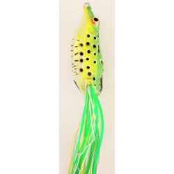 3D skirt frog Savage Gear coloris F green 7.5 cm , 19 gr , hameçon 5/0