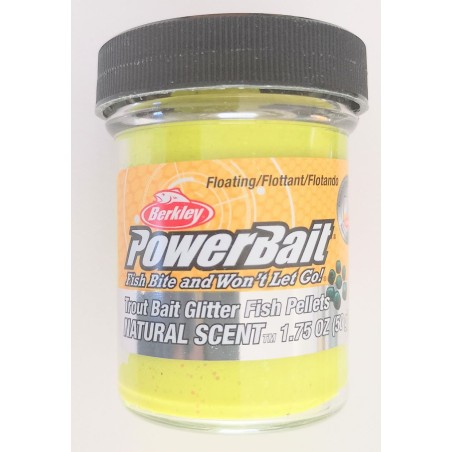 Pâte à truite Berkley pot de 50gr  glitter boost